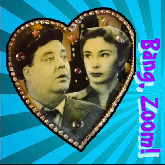 Handmade Jewelry - The Honeymooners Vintage Handcrafted Pin